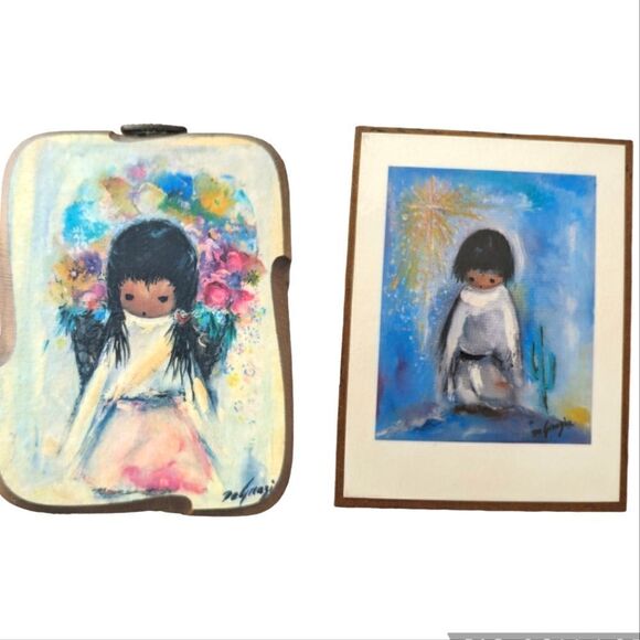 Ted Degrazia set‎ of 2 vintage art prints wall decor - Picture 1 of 9